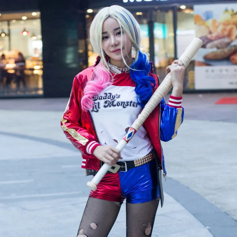 Women'S Harley Quinn Accessories - Suicide Cosplay Anime Harley Costume Quinn