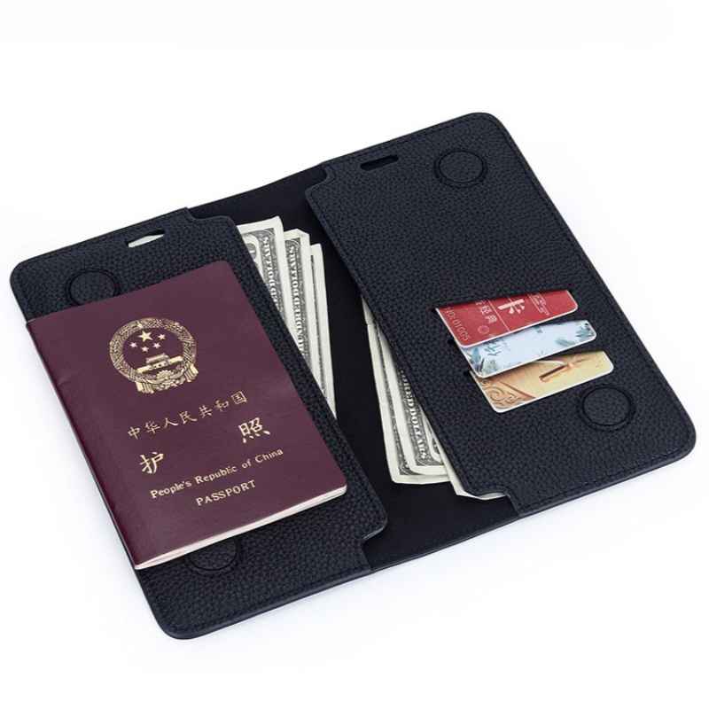 Women'S Accessories Wallet - Slim Minimalist Passport Wallet Genuine Leather