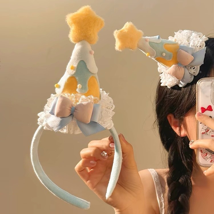 Women'S Yellow Accessories - Cute atmosphere party hair accessories girl
