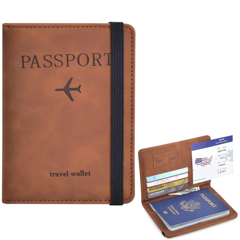 Women'S Accessories Wallet - Travel Passport Holder Wallet Cover Case