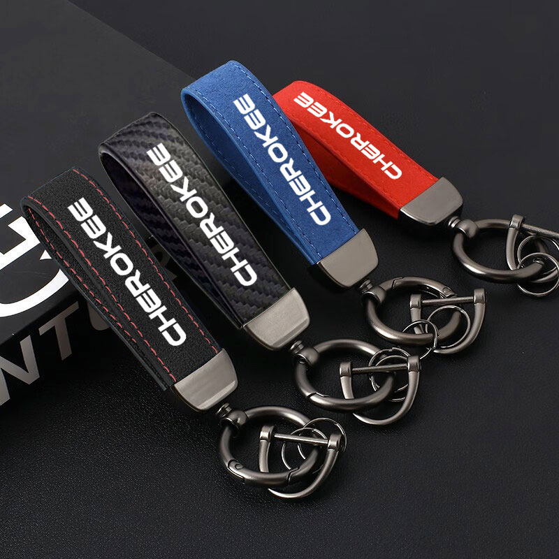4 Colors PU Leather Keychain B - огляд і ціна Women'S Jeep Accessories