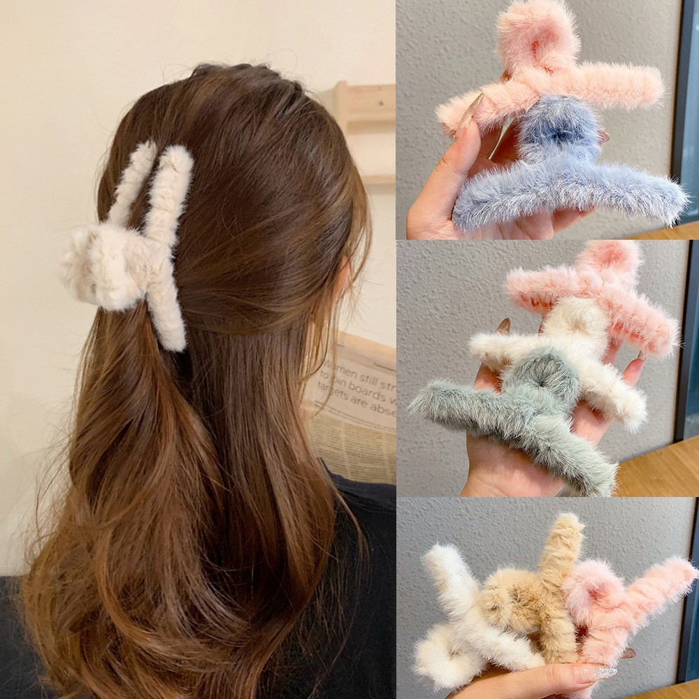 Fluffy Plush Faux Fur Big Crab - огляд і ціна Women'S Winter Accessories Set