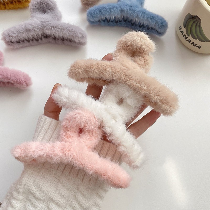 Fluffy Plush Faux Fur Big Crab - огляд і ціна Women'S Winter Accessories Set