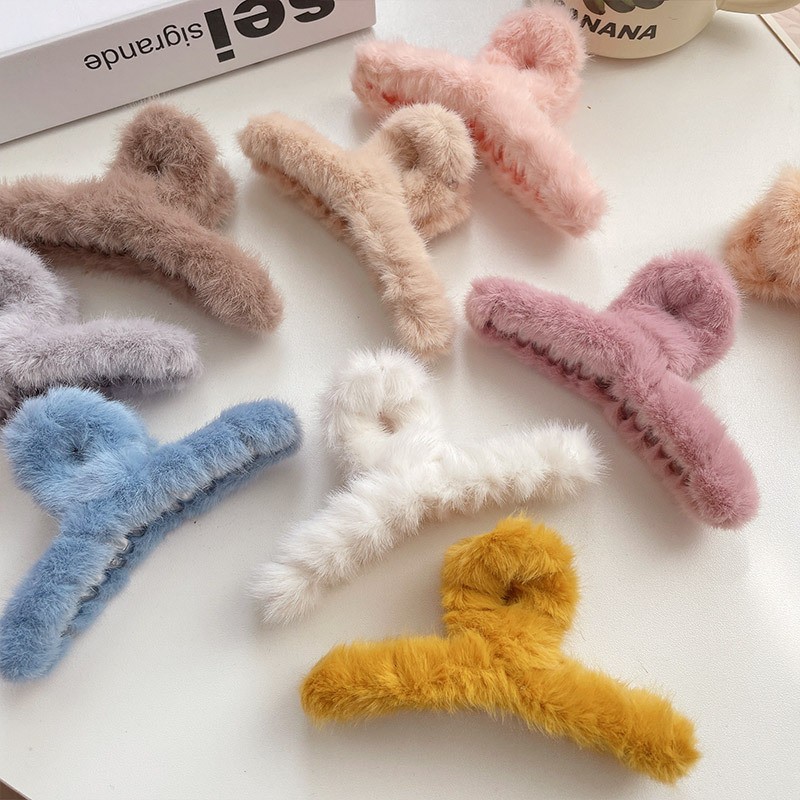 Fluffy Plush Faux Fur Big Crab - огляд і ціна Women'S Winter Accessories Set