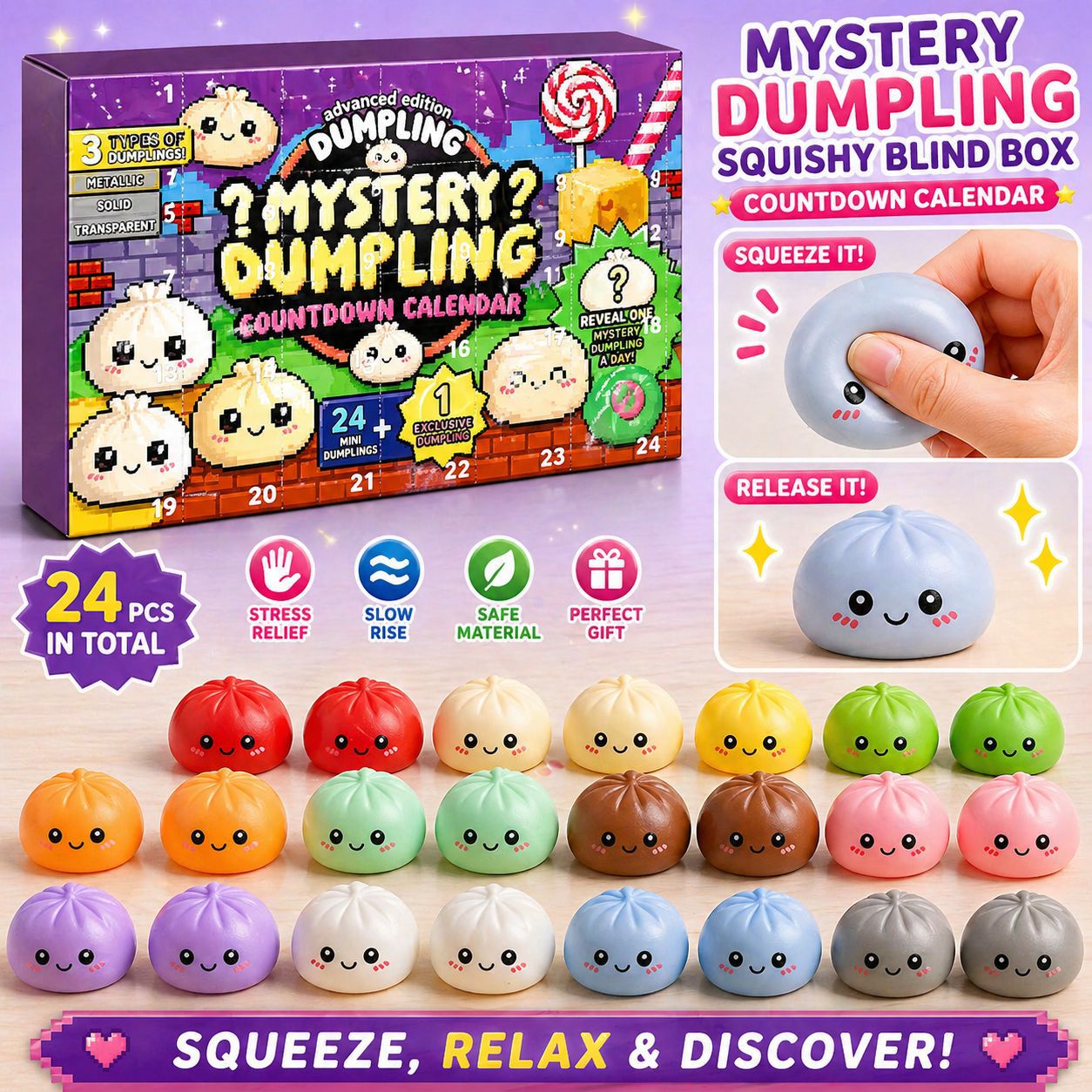 Surprise Dumpling Blind Box Co - огляд і ціна Women Accessories Gift Box