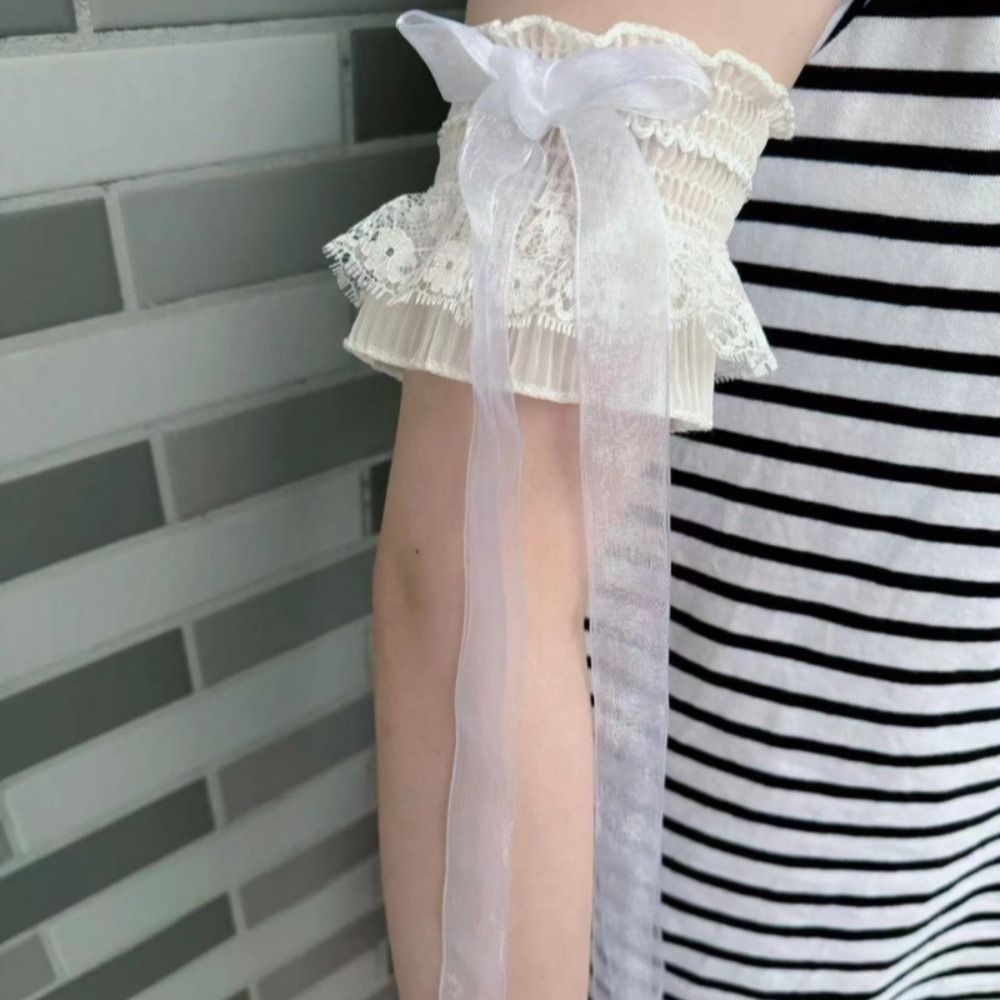 Fashion Lace Lolita Arm Sleeve - огляд і ціна Women'S Winter Accessories Set