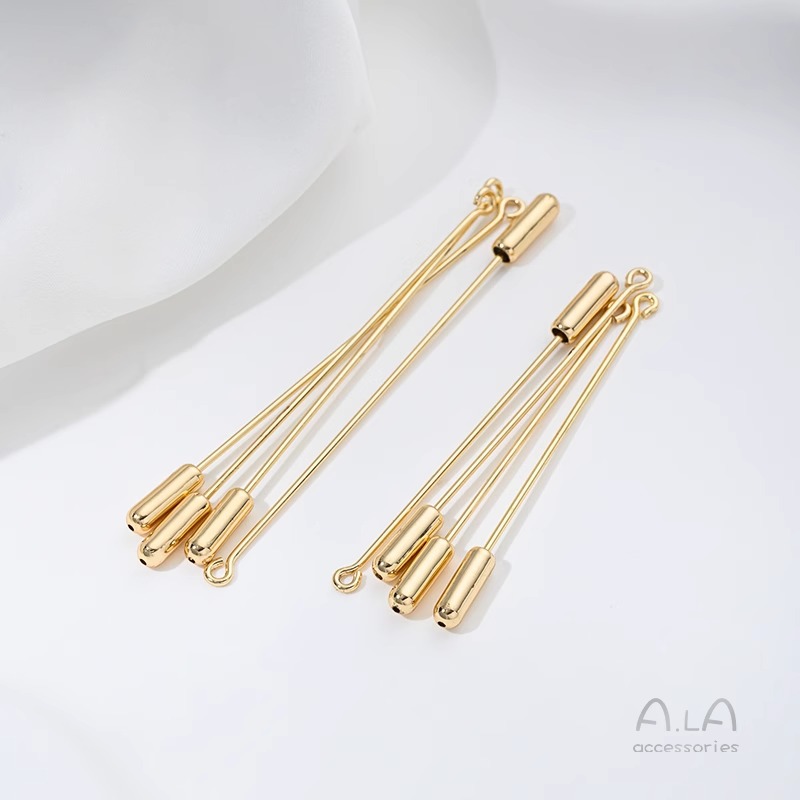 9 character brooch long pin on - огляд і ціна Brooch Pin Gold