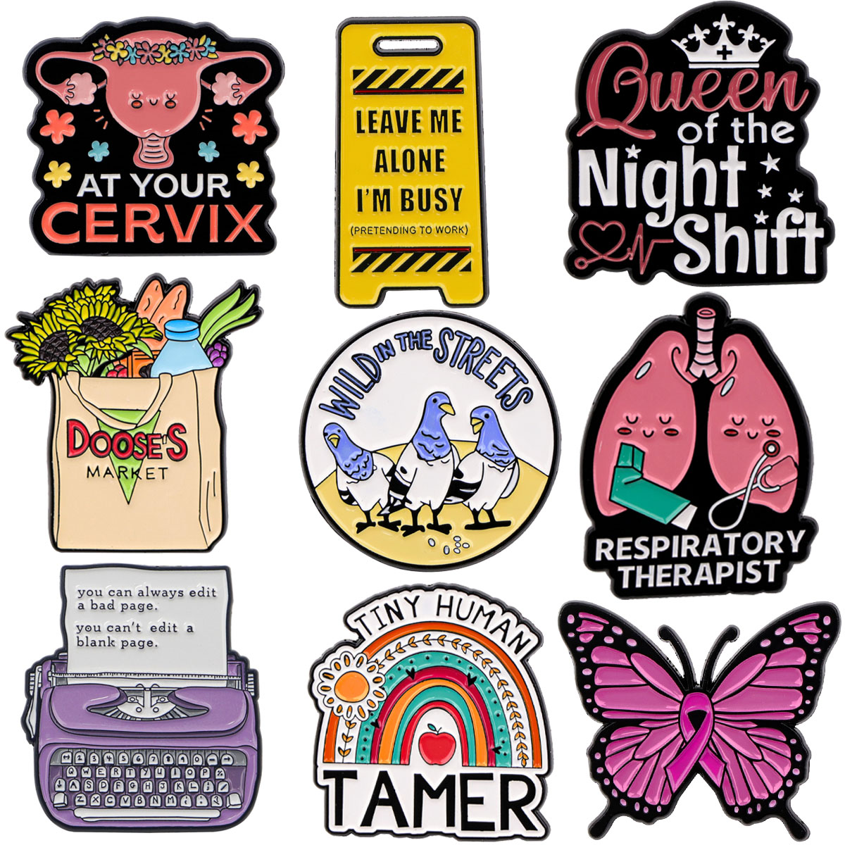 Doctor Nurse Enamel Pin Uterus - огляд і ціна Women Accessories Picture