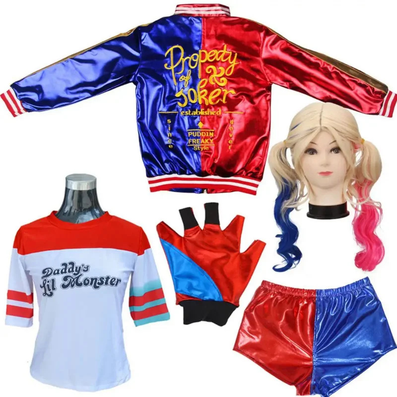 Suicide Cosplay Anime Harley C - огляд і ціна Women'S Harley Quinn Accessories