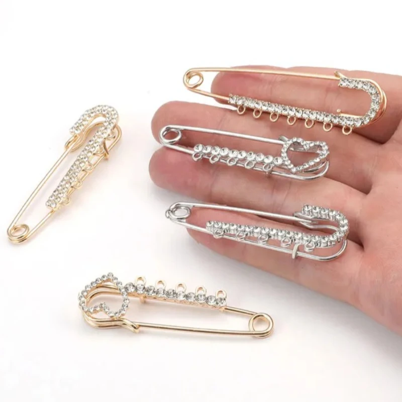 Alloy Rhinestone Brooches Gold - огляд і ціна Brooch Pin Gold