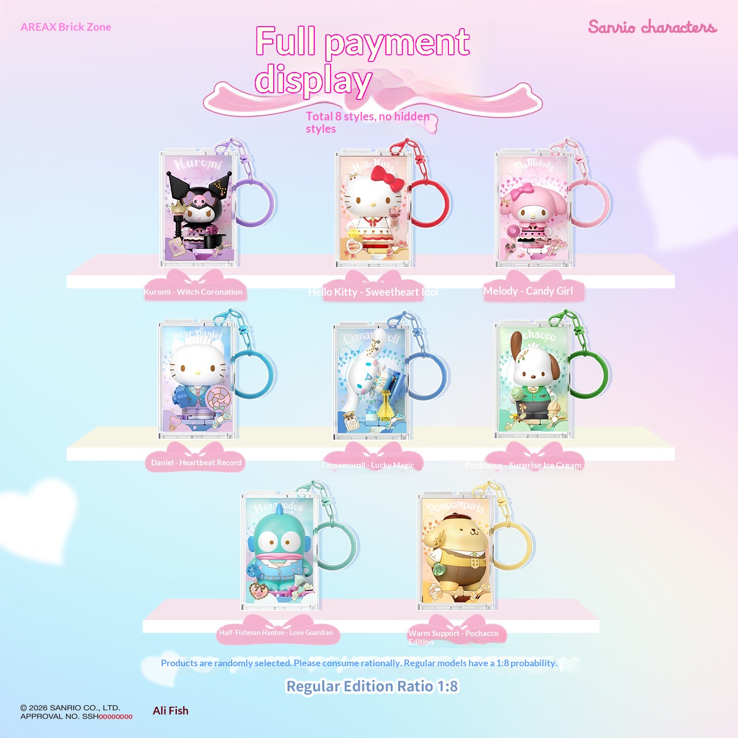 Areax Sanrio Characters Buildi - огляд і ціна Women Accessories Gift Box