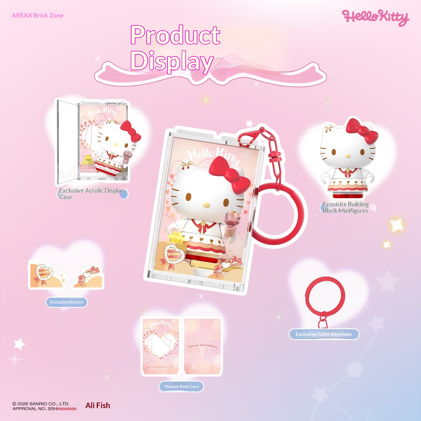 Areax Sanrio Characters Buildi - огляд і ціна Women Accessories Gift Box