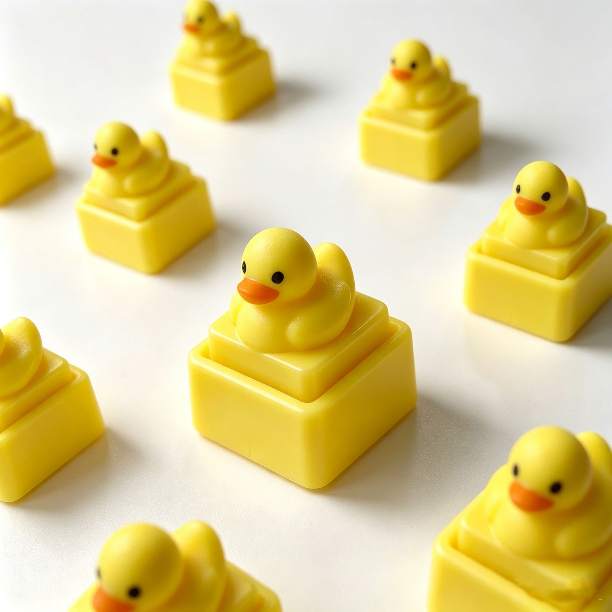 Cute Yellow Duck Press Keychai - огляд і ціна Women'S Yellow Accessories