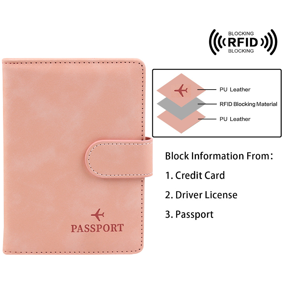 Magnetic Button Passport Cover - огляд і ціна Women'S Accessories Wallet