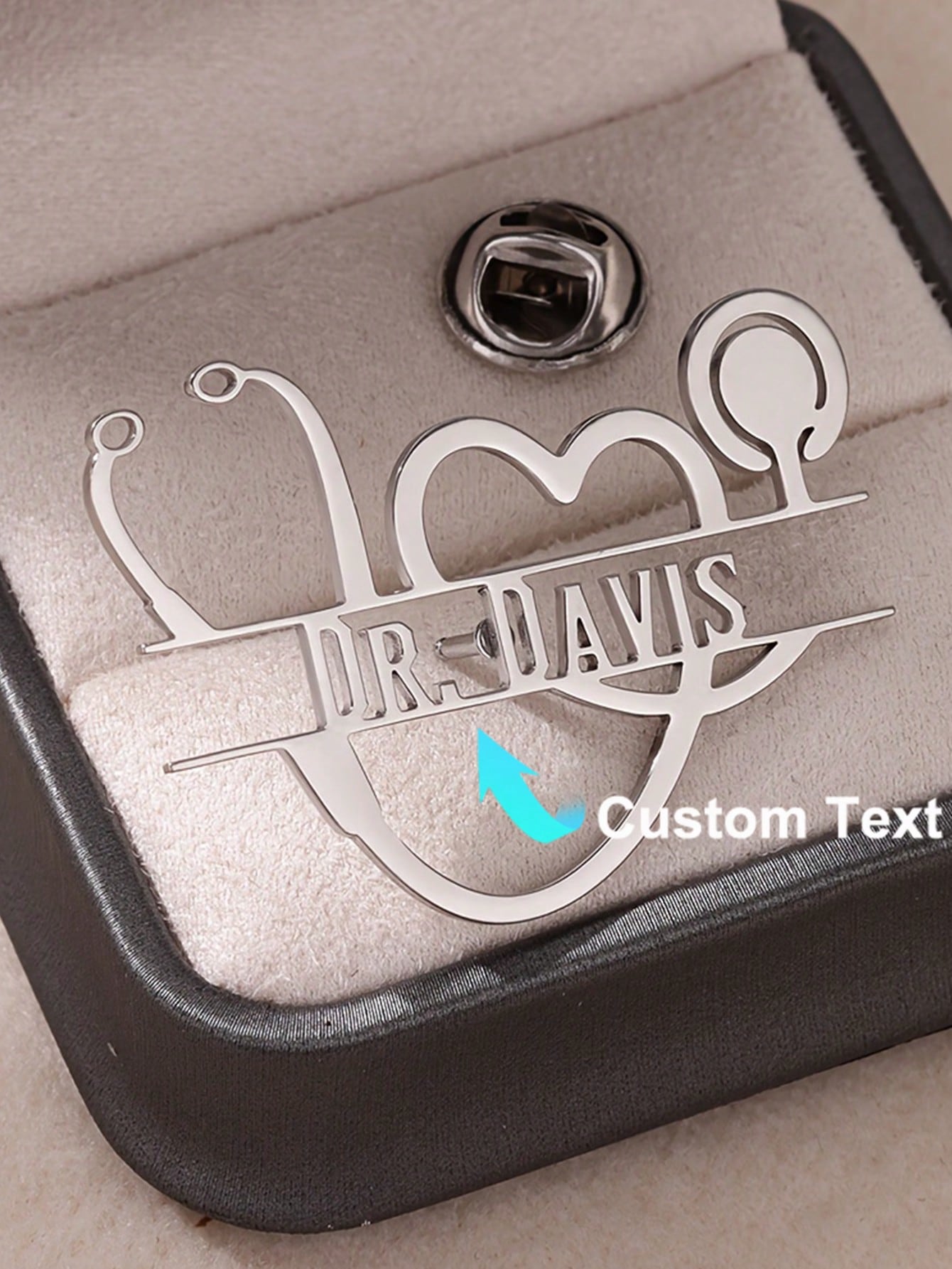 Personalized Vintage Stethosco - огляд і ціна Brooch Pin Gold