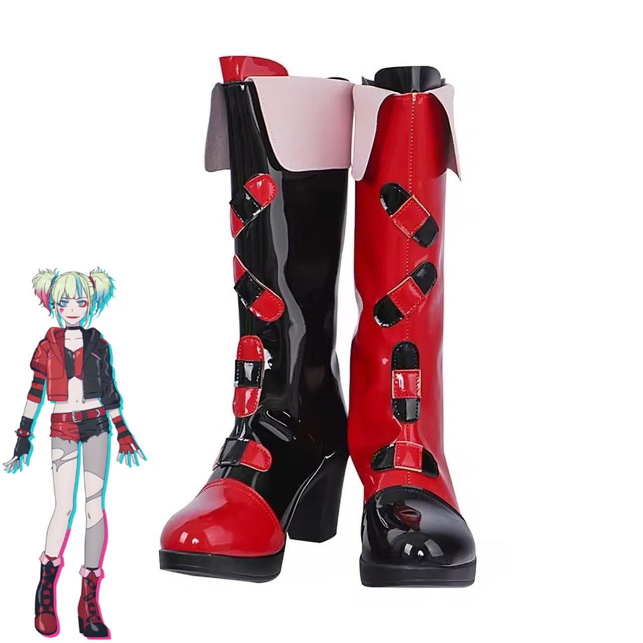 For Harley Quinn Cosplay Shoes - огляд і ціна Women'S Harley Quinn Accessories