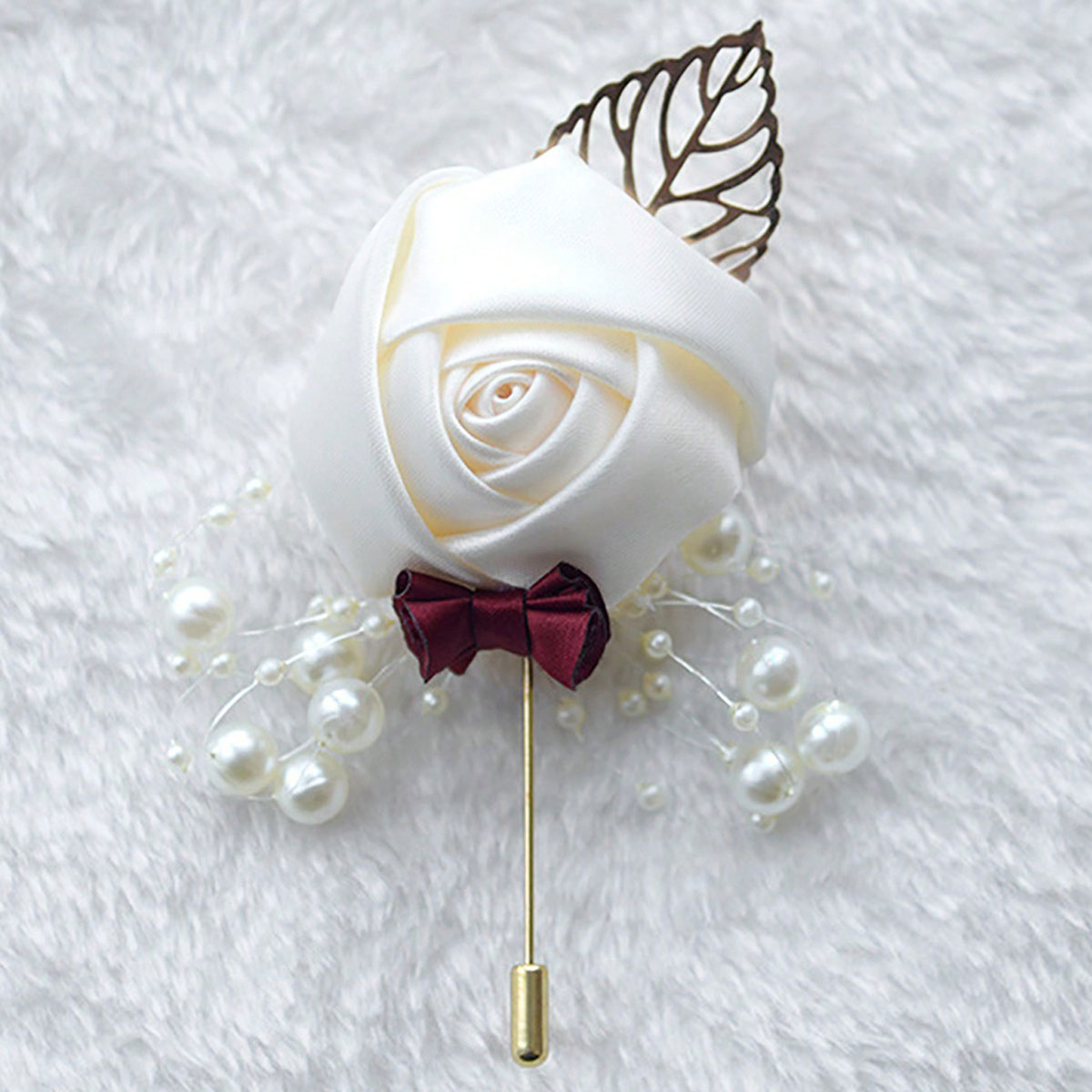 1 Piece Wedding Groom Men's Ro - огляд і ціна Brooch Pin Gold
